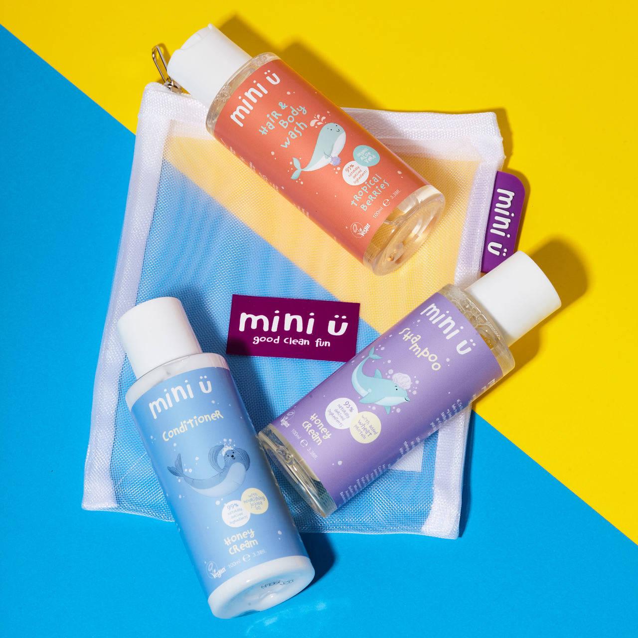 Mini-U: Set de produse cosmetice pentru mărimea călătoriei