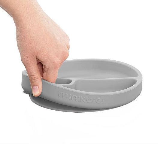 Minikoioi: silicone plate with suction cup Portions - Kidealo