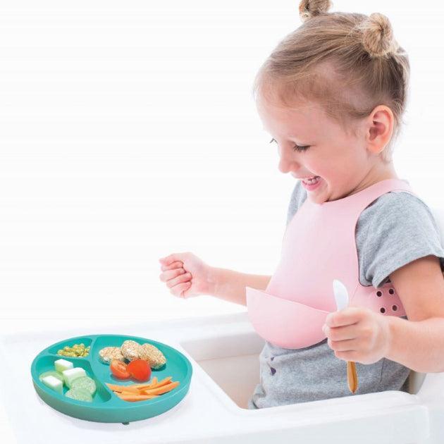 Minikoioi: silicone plate with suction cup Portions - Kidealo
