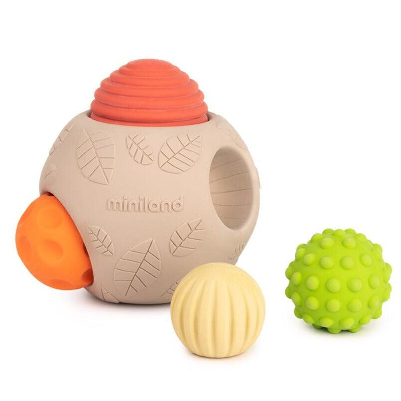 Miniland: palla sensoriale Eco Big con palline sensoriali