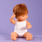 Miniland: Európska červenovlasá chlapčenská bábika 38 cm