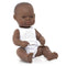 MINILAND: Muñeca africana de bebé 32 cm
