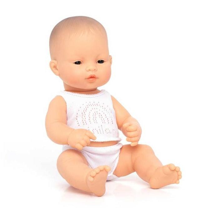 Minilândia: boneca asiática de menino 32 cm