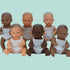 Miniland: Baby girl African doll 32 cm