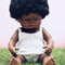 Miniland: African girl doll 38 cm - Kidealo