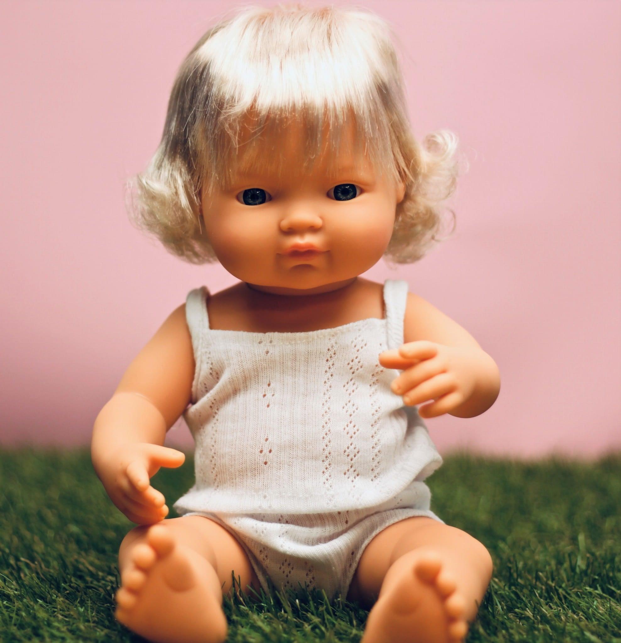Miniland: European girl doll 38 cm - Kidealo