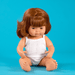 Minilândia: boneca de menina avermelhada européia 38 cm
