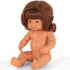 Miniland: Ευρωπαϊκή κούκλα κοριτσιών με κόκκινα μαλλιά 38 cm