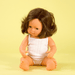 Miniland: Европейска кукла момиче сива коса 38 см
