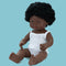 Miniland: Down syndrome African girl doll 38 cm