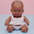 Miniland: Mini Baby Boy Doll African 21 cm