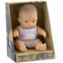 Miniland: Mini baby boy doll Asian 21 cm - Kidealo