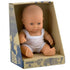 Miniland: mini baby doll baby girl European 21 cm - Kidealo