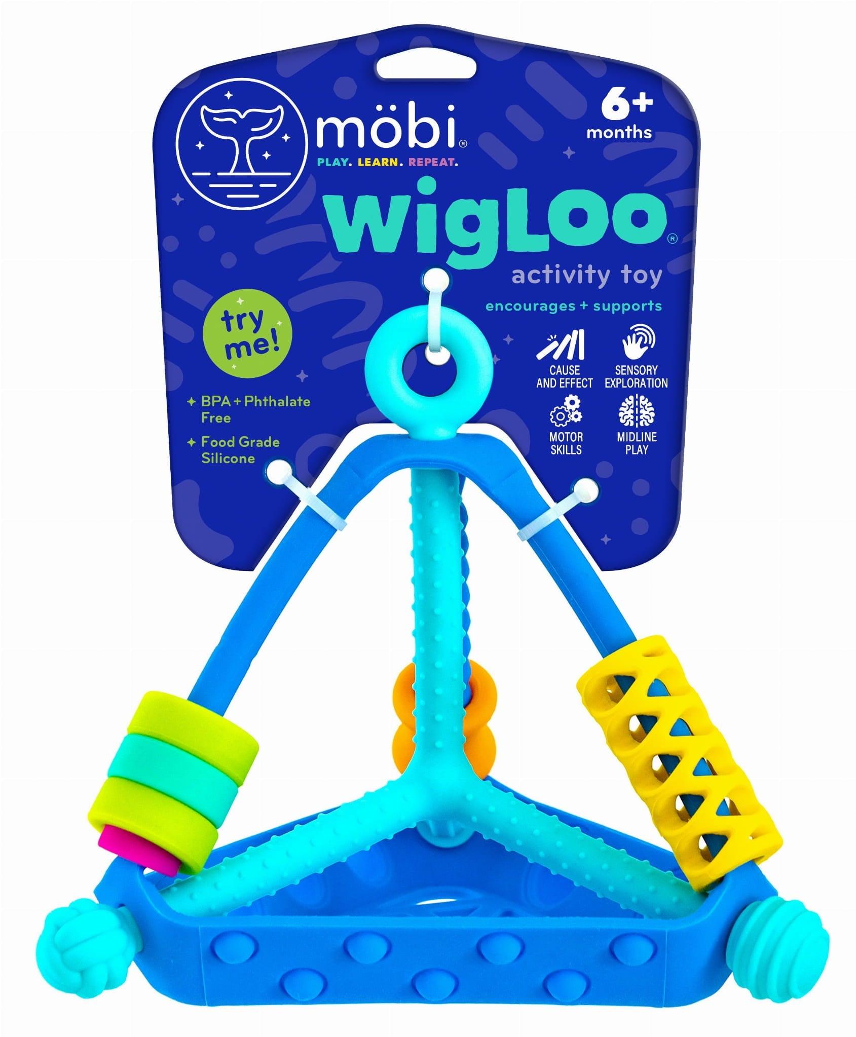 Möbi: jouet d'activité wigloo de pyramide motorisé