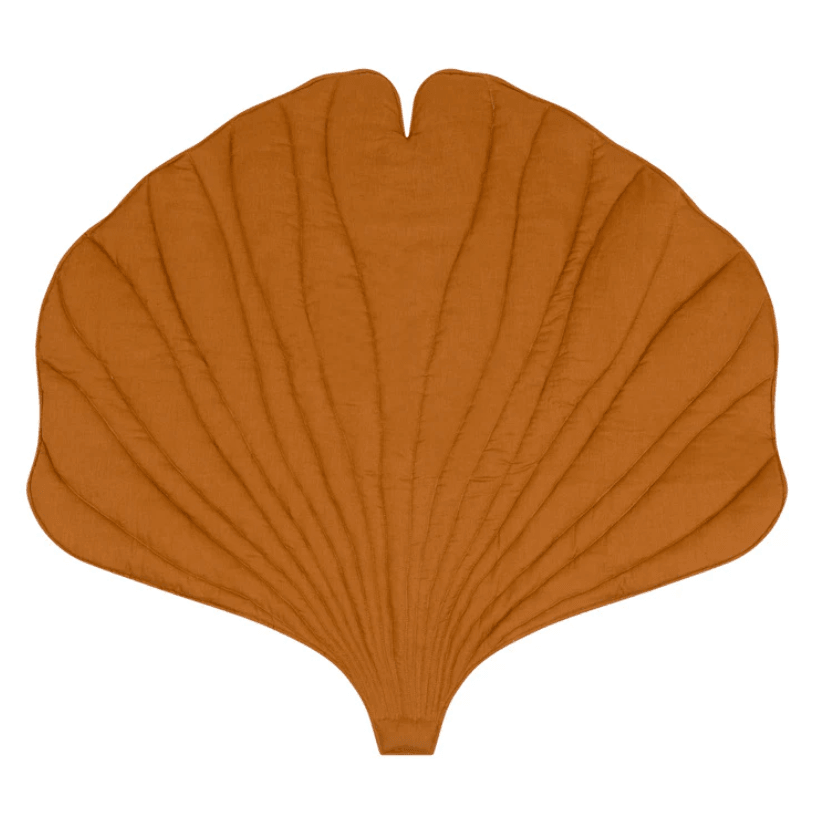 Moi Mili: linen mat Ginkgo leaf