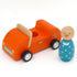 Moulin Roty: Wooden car with people Great Family