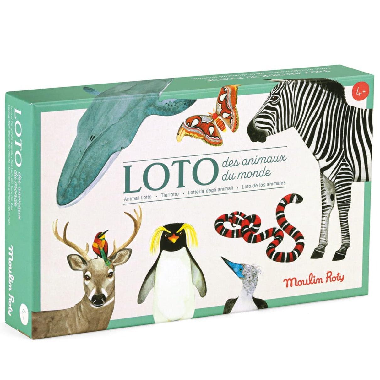 Moulin Roty: educational game Loto Animals