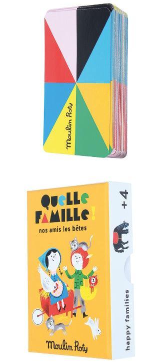 Moulin Roty: card game 7 Families Les Bambins - Kidealo