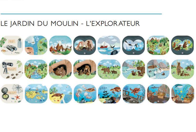 Moulins Rotijs: Stāsta projektors ar Books Explorer