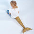 Mr Tail: La Sirena Gold mermaid tail - Kidealo