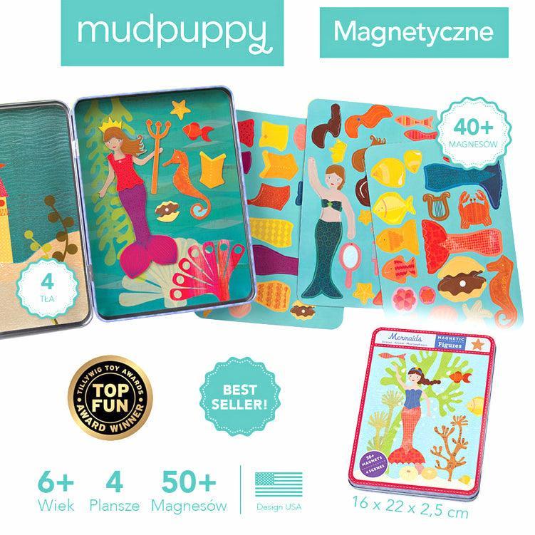 Mudpuppy: magnetic figures Mermaids - Kidealo
