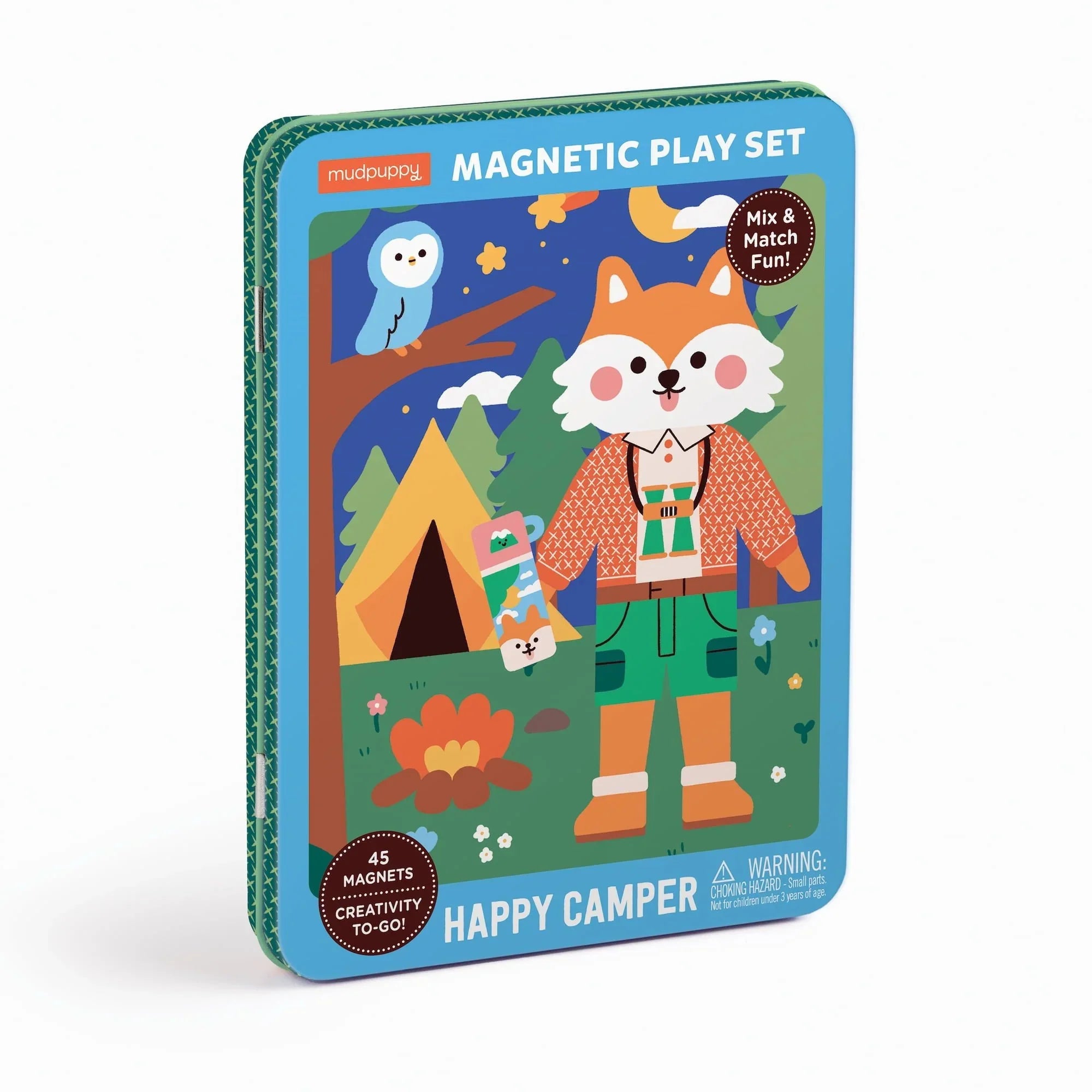 Mudpuppy: magnetni liki Happy Camping