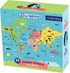Mudpuppy: Jumbo Floor Puzzle Map World Map 25 El.