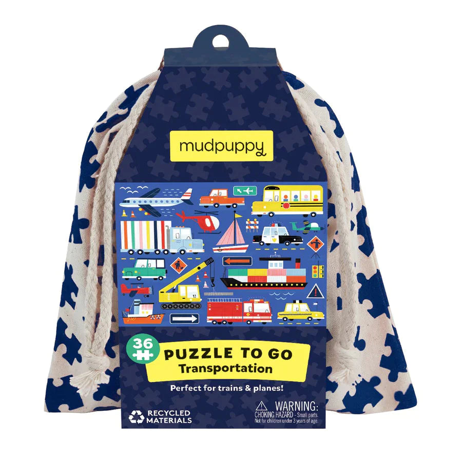 Mudpuppy: vietare il puzzle in sacco trasporto 36 el.