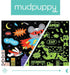 Mudpuppy: Glow-in-the-tmak puzzle superhrdinové 100 el.