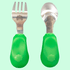 Nana's Manners: prima posate per formare una forchetta per impugnatura e un cucchiaio stage 2