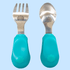 Nana's Manners: prima posate per formare una forchetta per impugnatura e un cucchiaio stage 2