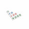 Nienhuis Montessori: majhne številčne kartice 1-9000 matematičnih kartic