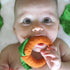 Oli and Carol: rubber carrot teether Cathy the Carrot - Kidealo