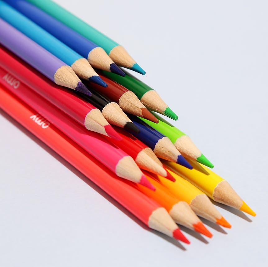 Omy: lápis de neon pop de giz de cera
