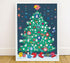 OMY: Platkový plagát vianočného stromu