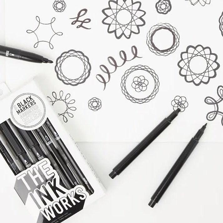 Ooly: black ink markers by The Ink Works