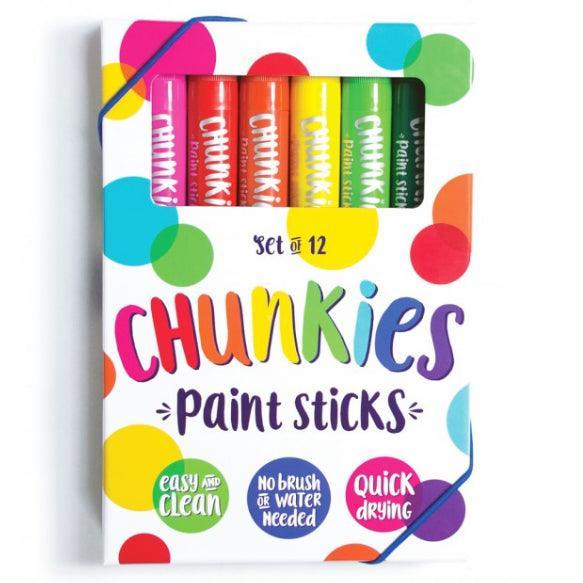 Ooly: Chunkies Paint Sticks paints 12 pcs. - Kidealo