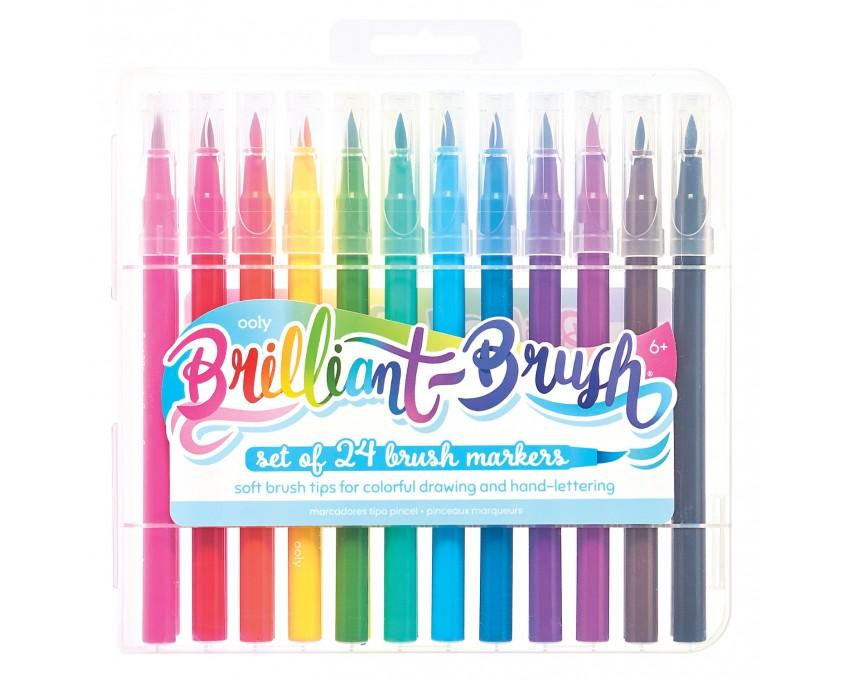 Ooly: Brilliant Brush markers 24 colors