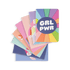 Ooly: Grl PWR mini cuadernos 8 PC.