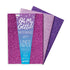Ooly: notebooks with glitter Oh My Glitter! Pink 3 pcs.