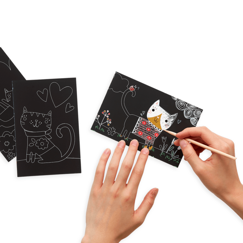 Ooly: Mini Scratch & Scribble Scratchboard