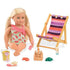 Нашата генерация: плажни аксесоари за кукла Day at the Beach