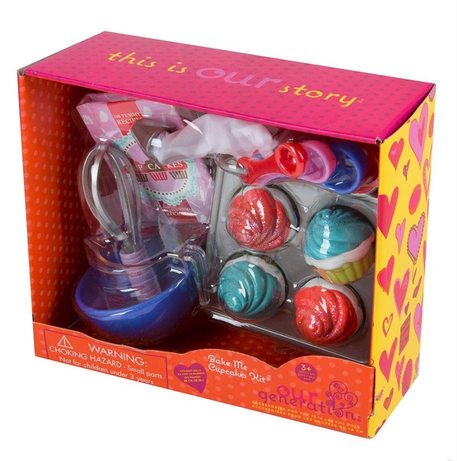 Our Generation: cupcakes for the Bake Me Cupcake Doll Kit - Kidealo