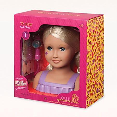 Our Generation: Trista Doll Face hairdressing doll head - Kidealo