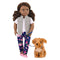 Nossa geração: boneca Malia 46 cm com cachorro