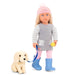 Naša generacija: Meagan 46 cm Doggie lutka