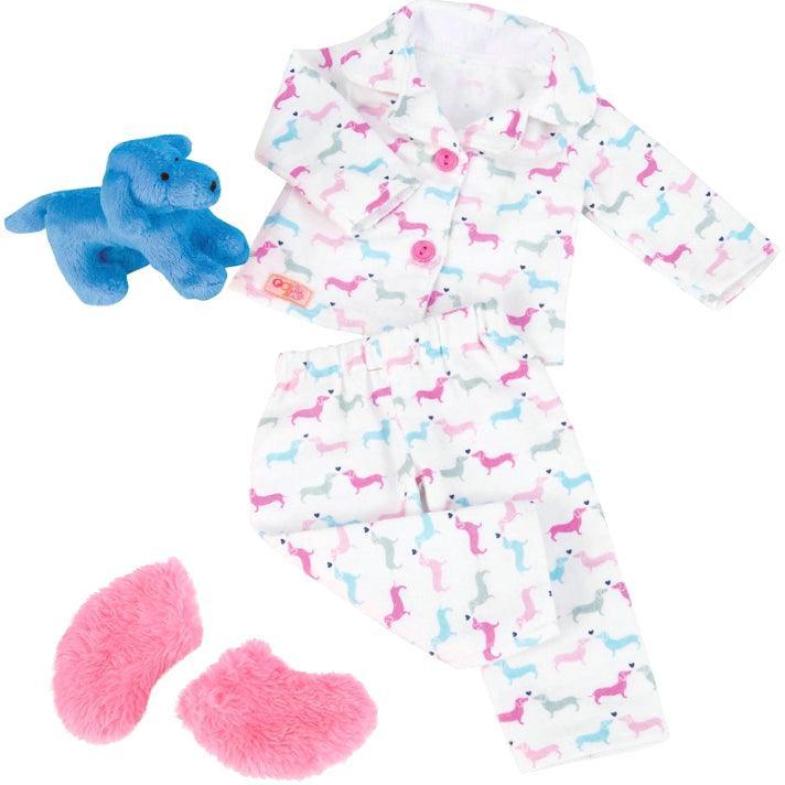 Our Generation: dachshund pajamas for Counting Puppies doll - Kidealo