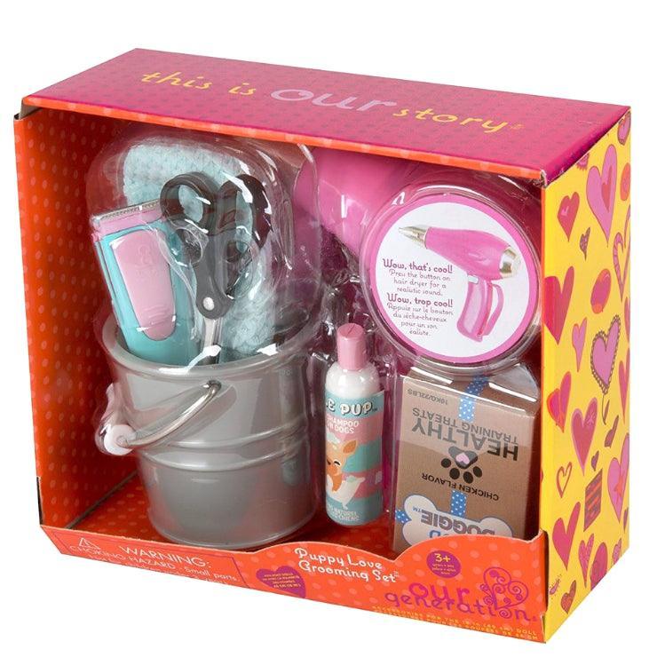 Our Generation: dog groomer for doll Puppy Love Grooming Set - Kidealo
