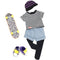 Our Generation: Panther clothing and skateboard for dolls That's How I Roll - Kidealo