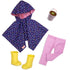 Our Generation: rainwear poncho and wellingtons Puddles of Fun
